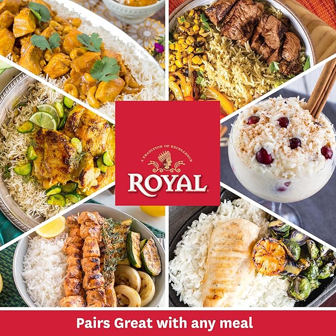 Authentic Royal Basmati White Rice, 15 lbs (Pack of 2)