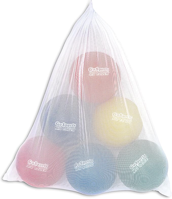 GoSports Playground Balls for Kids - Choose 8.5” or 10” Sizes - Heavy Duty Set of 6 with Carry Bag and Ball Pump