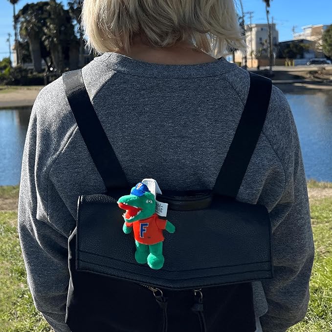 Bobbi-Dobbiez Attachable Plushie University of Florida Gators Albert Mascot – Attaches to Backpacks, Bags, Shoes, Water Bottles, and More