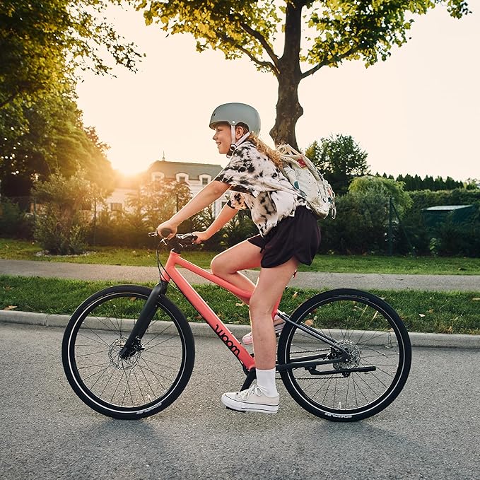 woom Explore Bicycle for Kids 6-14 Years Old, Road & Mountain Ready Bikes for Advanced Riders with Powerful Disc Brakes for Boys & Girls (20”, 24” & 26” Wheels)