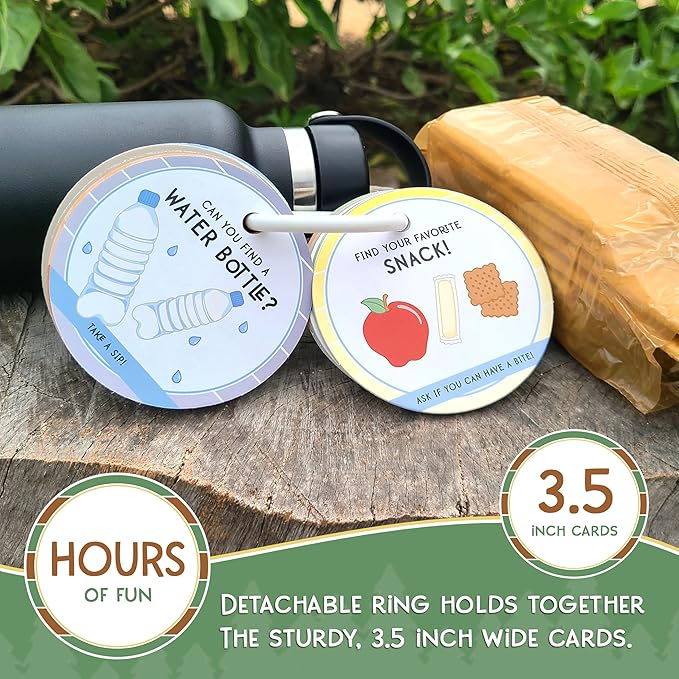 Children's Scavenger Hunt: Camping Edition | Toddler Activities | Outdoor Games for 2, 3 Year Olds & Up | Toddlers Educational Activity | Kids Camp Scavenger Hunt Cards