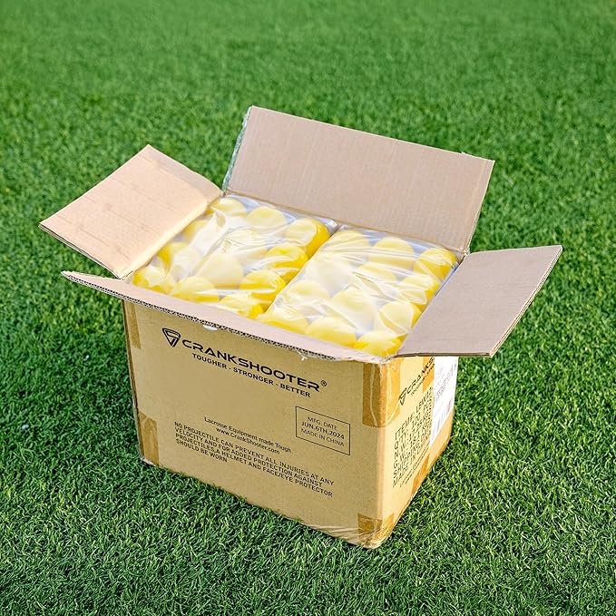 CRANKSHOOTER Lacrosse Practice Balls, Qty 120 (1 Case, 10 Dozen) These are NOT Game Balls