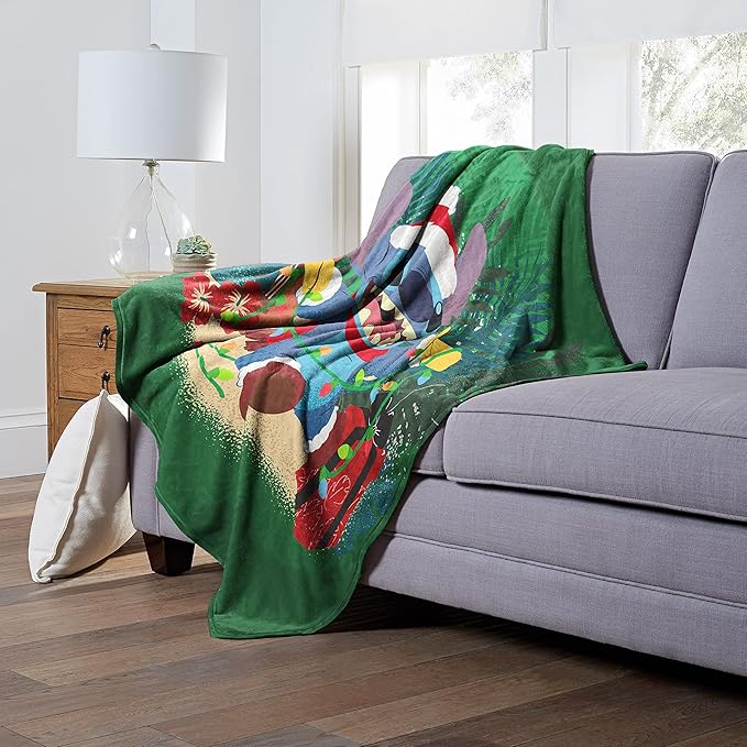 Northwest Lilo and Stitch Silk Touch Throw Blanket, 50" x 60", Hawaiian Holiday