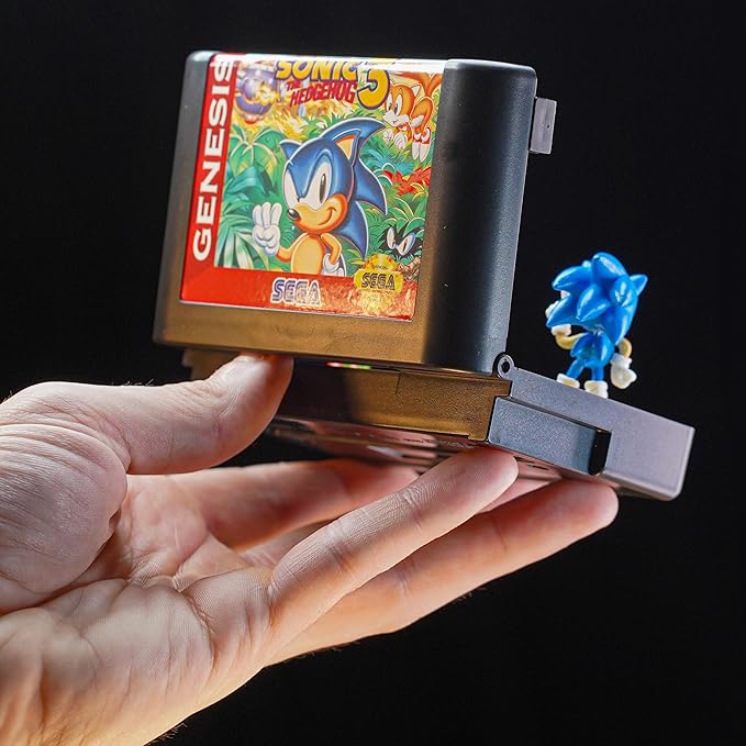 Console Heroes Sonic the Hedgehog 3 Diorama Playset – Mini Sonic & Knuckles Figures with Carnival Night Zone – SEGA Genesis Collectible Cartridge