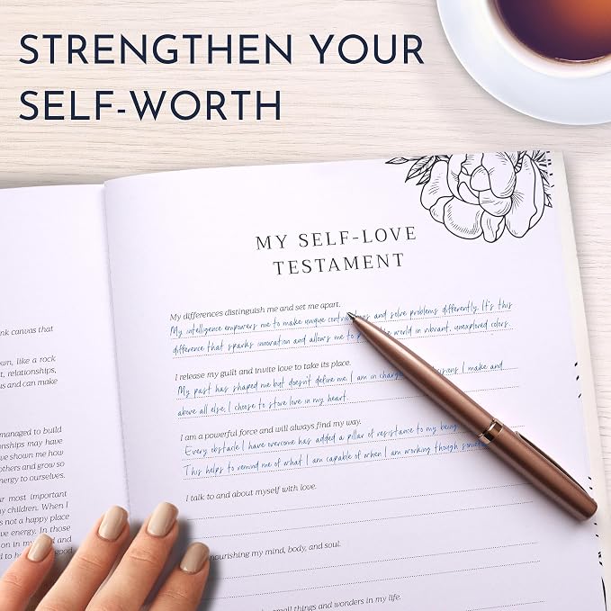 Adult Coloring Book for Women – Affirmation Coloring Book with 29 Self Love Affirmations – Coloring Books for Adults Relaxation, Self Love Gifts, Affirmation Gifts for Women, 8.5x11, Perforated