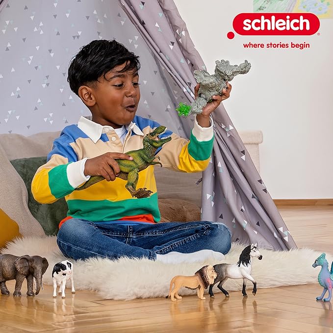 Schleich Farm World - 97 PC Toy Farm House Playset for Kids - Includes Farmhouse, 2 Farmer Figurines, Pets and Barnyard Animal Figures - Fun, Educational Toys for Boys and Girls Ages 3+ | 42407