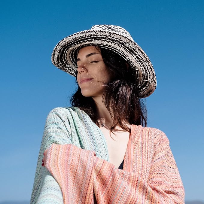 BAY LAUREL Turkish Beach Towel with Travel Bag 39 x 71 Quick Dry Sand Free Lightweight Large Oversized Towels Light