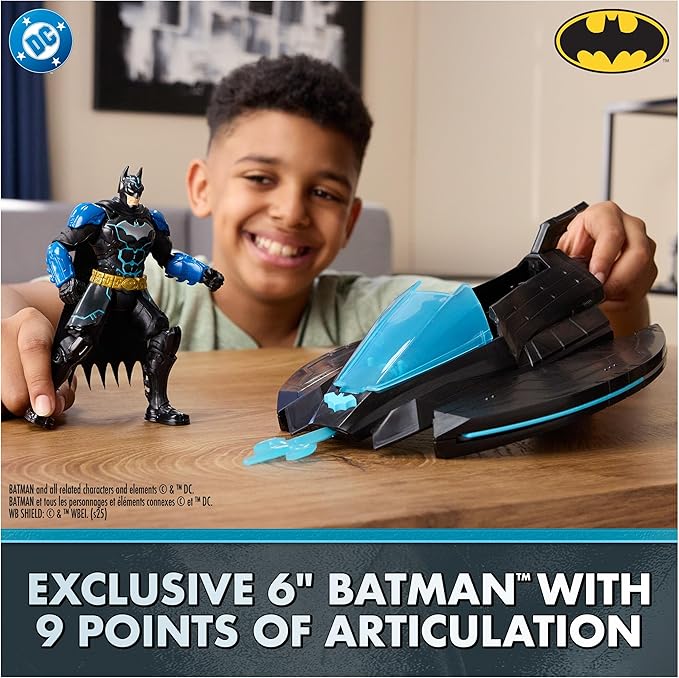 DC Comics, Batman Ninja Strike Katana Blade Batwing and 6" Action Figure, Super Hero Kids Toys for Boys and Girls Ages 3 & Up