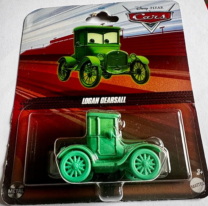Mattel Cars 3 Logan Gearsall 1:55 Scale Metal Diecast