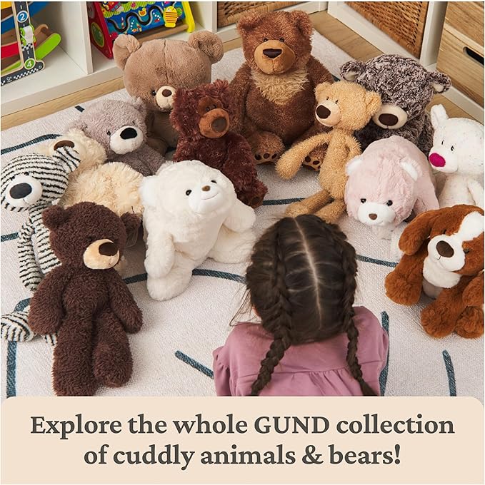 GUND Philbin Classic Teddy Bear, Premium Stuffed Animal for Ages 1 and Up, Beige, 12”