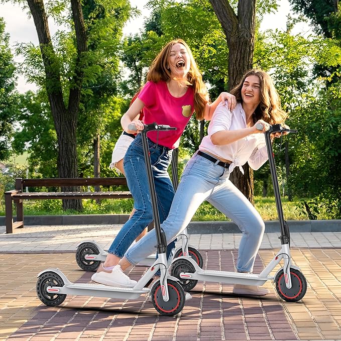 MAXSHOT Electric Scooter for Adults, 8.5/10/14" Tires, 19/22Mph, 350W/500W Motor, 21-28 Miles Range, Folding E-Scooter with Dual Suspension,APP(V1/SPRO/MAX/PRO/X1/X1PRO/PR)