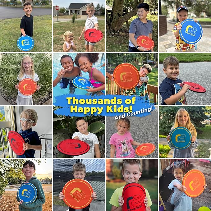 Flying Beach Toys for Teens – Lightweight Soft Flying Disc for Summer Fun For Kids – Safe & Easy to Throw for Boys Girls – Great for Outdoor Play at the Beach or Yard – Ages 6 7 8 9 10 11 12+