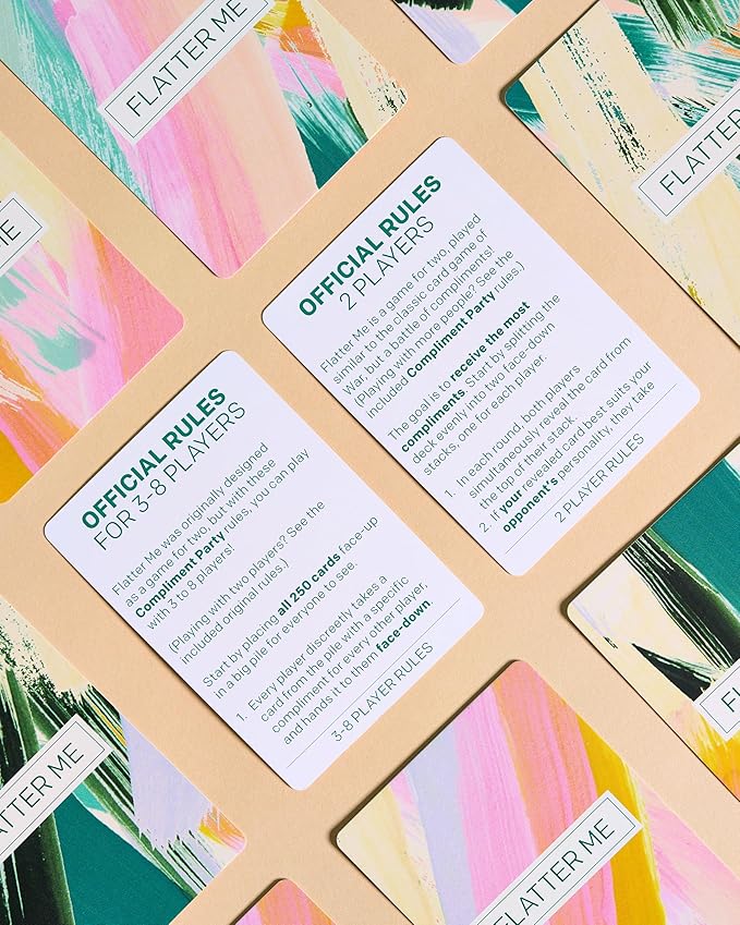 Flatter Me: A Compliment Battle Card Game