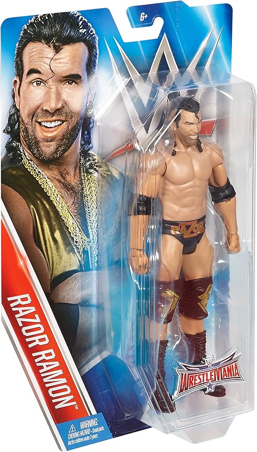 WWE MATTEL Wrestlemania 32 Razor Ramon Figure, 6"