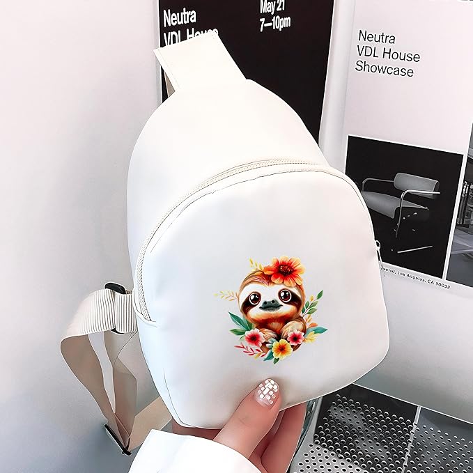 Sloth Mini Sling Bag, Crossbody Bag, Toddler Purse For Kids Girl, Birthday Gift For 4 5 6 7 8 9 10 11 12 Year Old Gifts For Daughter, Granddaughter, Sister, Niece!