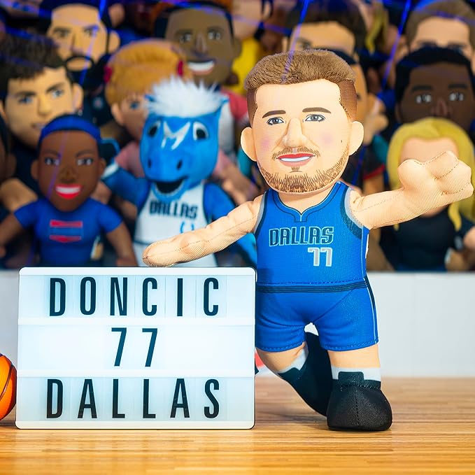 Bleacher Creatures Dallas Mavericks Luka Doncic 10" NBA Plush Figure - A Superstar for Play Or Display