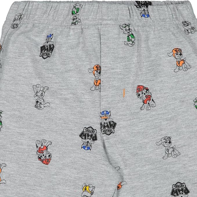 Nickelodeon Paw Patrol T-Shirt and French Terry Shorts Outfit Set Infant to Big Kid Sizes (12 Months - 10-12)