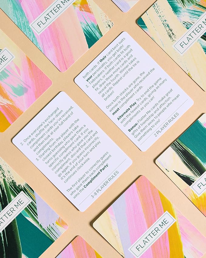 Flatter Me: A Compliment Battle Card Game