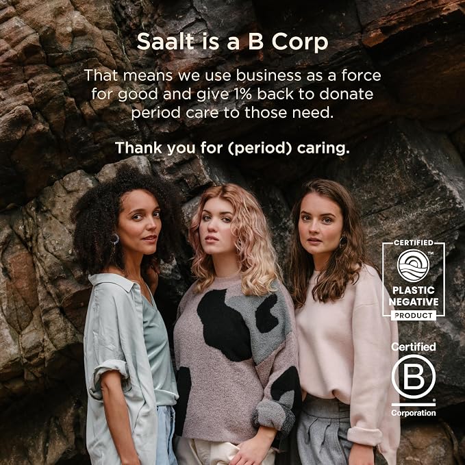 Saalt Menstrual Cup – Reusable Period Cup – Made for Comfortable, Leak-Free Protection Up to 12 Hours – BPA & Latex Free – Includes Cup & Carry Bag (Regular, Himalayan Pink)