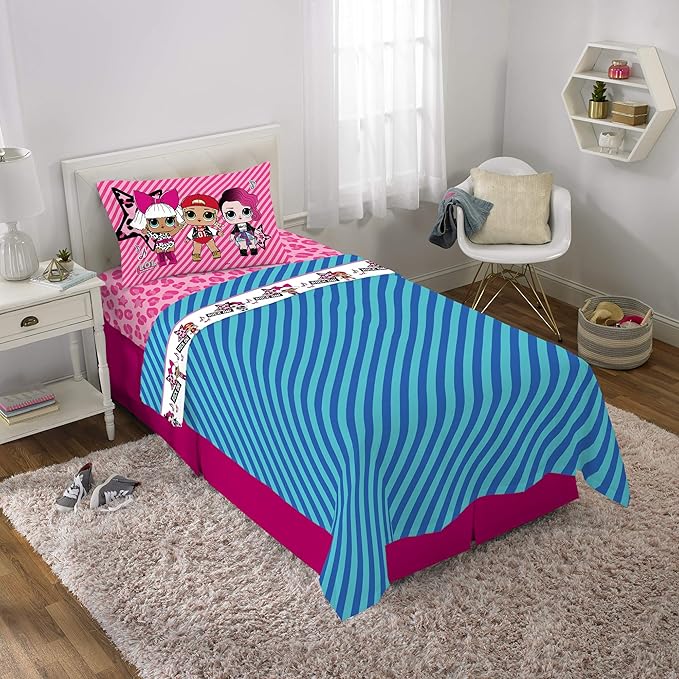 Franco Kids Bedding Sheet Set, Full, L.O.L. Surprise!