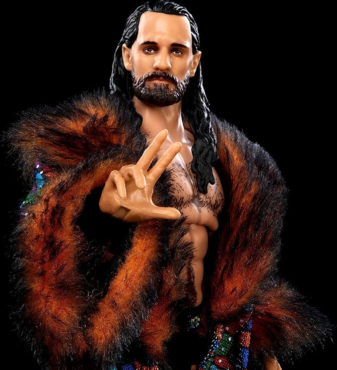 Mattel WWE Seth Rollins Ultimate Edition Action Figure with Interchangeable Accessories, Articulation & Life-Like Detail, 6-inch