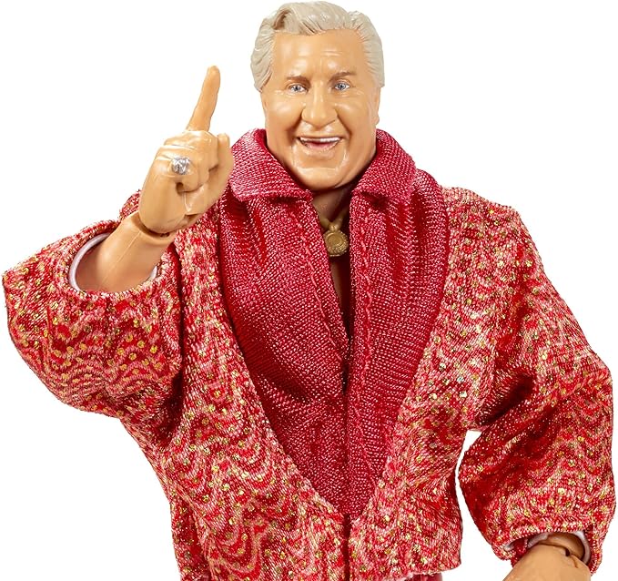 WWE MATTEL Elite Collection Classy Freddie Blassie Deluxe Action Figure with Realistic Facial Detailing, Iconic Ring Gear & Accessories