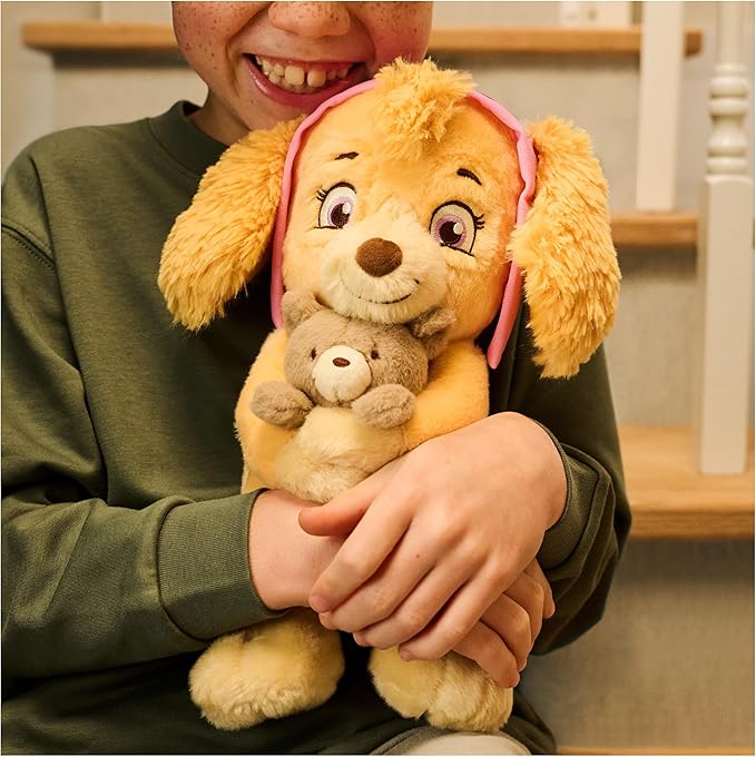 Paw Patrol GUND Skye with Kai Teddy Bear, Official Skye Plush Toy, Dog Stuffed Animal for Ages 1 and Up, 9.5”