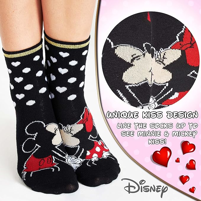 Disney Stitch Socks Gifts for Women Teens, US Size 4-9, Baby Yoda Pack of 5 Fuzzy Casual Crew Socks for Home Sleep Winter