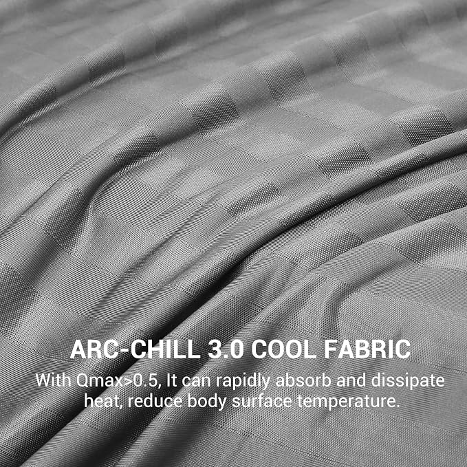 Elegear Double-Sided Cooling Blanket Throw for Hot Sleepers, Arc-Chill 3.0 | Q-Max>0.5 Cooling Fabric, Absorbs Heat to Keep Body Cool, Breathable Summer Blankets for Night Sweats & Menopause, 51"x67"