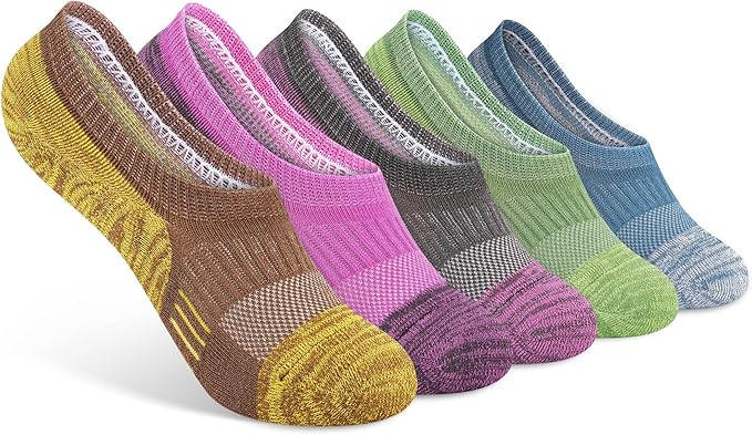 Gonii Womens No Show Socks Athletic Ankle Socks Cushioned Running Low Cut 5-8 Pairs