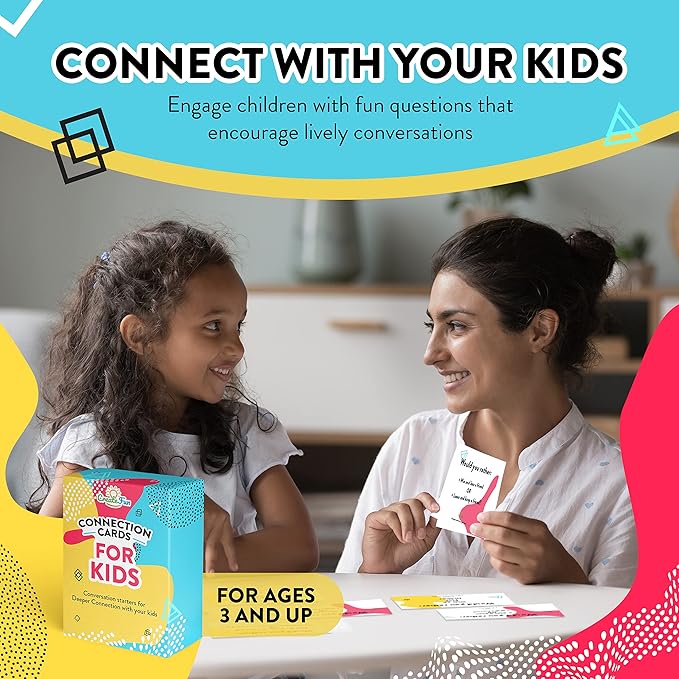 CreateFun Summer Fun Activities for Kids – 101 Playful Conversation Cards for Ages 3+ to Build Confidence, Spark Connection & Strengthen Family Bonds