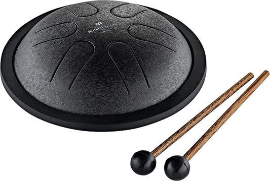 Meinl Sonic Energy Mini Steel Tongue Drum 6 Notes 6" with Mallets, Bag — Sound Healing Instrument for Musical Education, Meditation, ASMR, Yoga