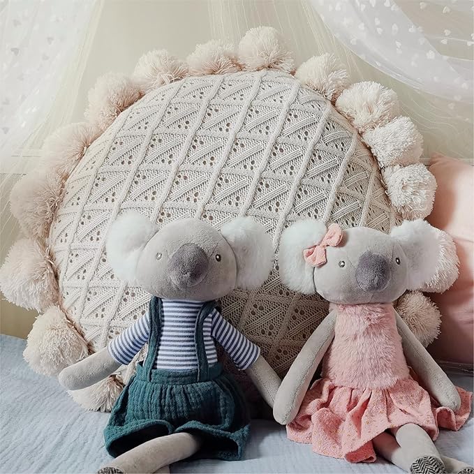Koala Stuffed Animals,15.7" Big Boy Koala Plushies with T-Shirt,Cute Stuffed Animal for Girls As Birthday, Easter,Christmas,Valentine's Day Gift