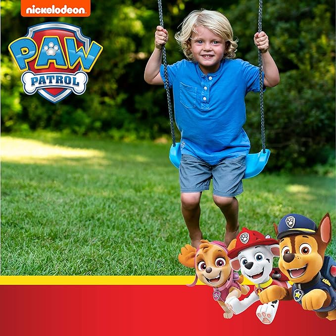 Swurfer PAW Patrol Swing Sets for Backyard, Swingset Outdoor for Kids