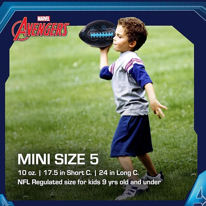 Capelli Sport Marvel Avengers Hulk Youth Football, Small Mini Peewee Futbol for Kids, Size 5, Green