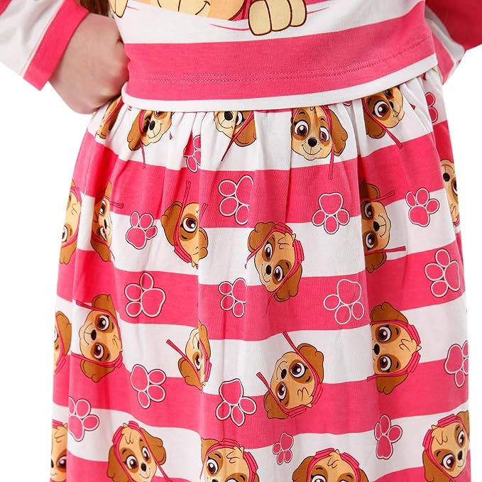Paw Patrol Dress | Soft Cotton Girls Summer Dress | Skye Dresses