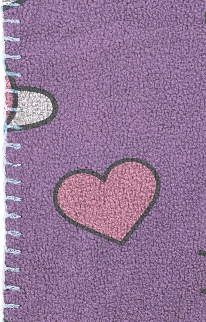 Jay Franco Plush Throw Blanket – Soft & Cozy Fleece Throw for Bedroom & Couch Décor, Official Licensed Product, Purple - Hello Kitty, 40x50 - Travel Blanket