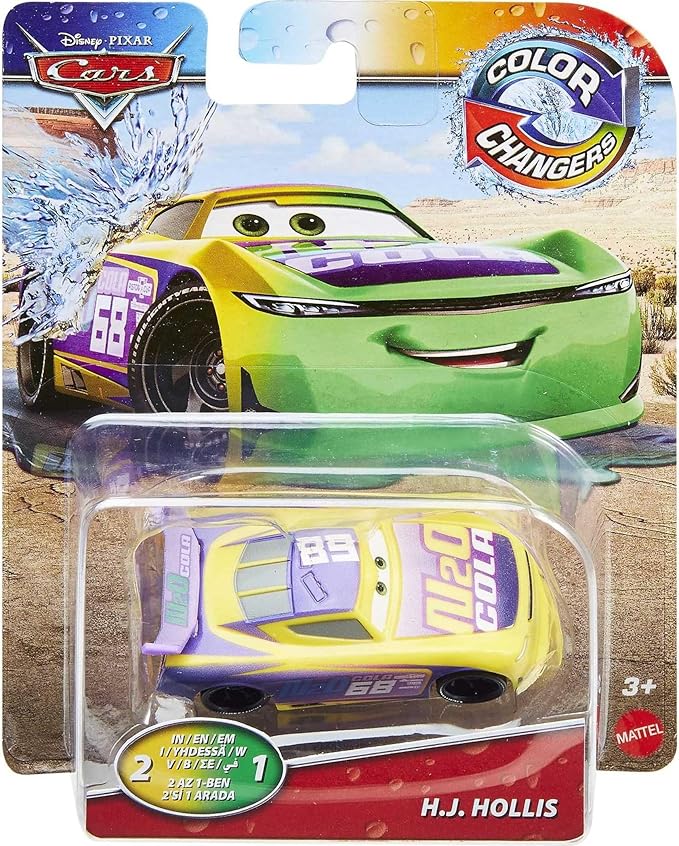 Disney Mattel and Pixar Cars Color Changers Collection, Toy Cars Change Color with Water