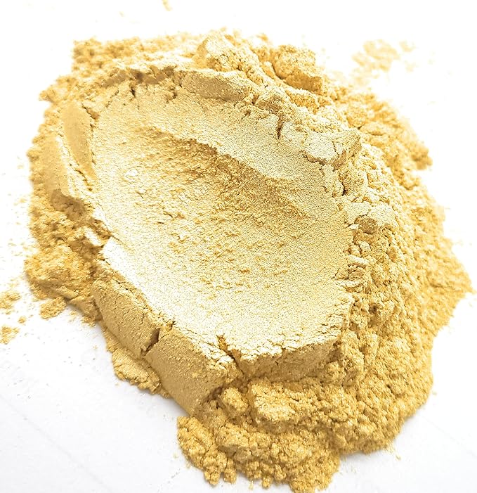 Pearl Mica Powder Pigment Dye - 500 Grams (1.1 lbs) - Best Bulk Price for Fine Arts, Crafting, Painting, Soap Candle Slime Jewelry Making, Epoxy Resin (Yellow AY02)