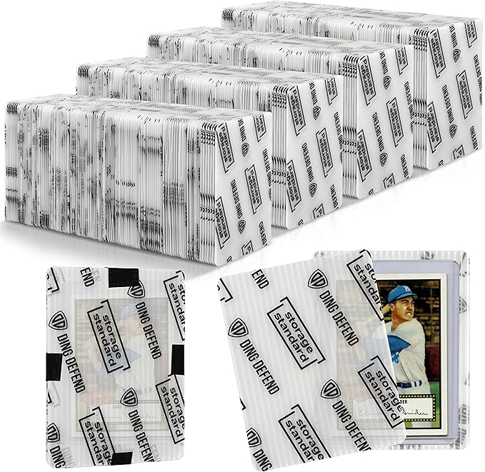 Trading Card Shipping Protectors 510 Pack 3.5'' x 4.5'' - Premium Ultra Strong Plastic Inserts Mailers - Precut Supply Sleeves for Sports MTG Cards Packaging - Flats for Breakers