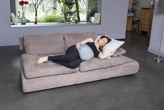 Babymoov Dream Belt Sleep Aid, Maternity Sleep Support & Wedge for Ultimate Comfort during Pregnancy, Large / X-Large, Grey