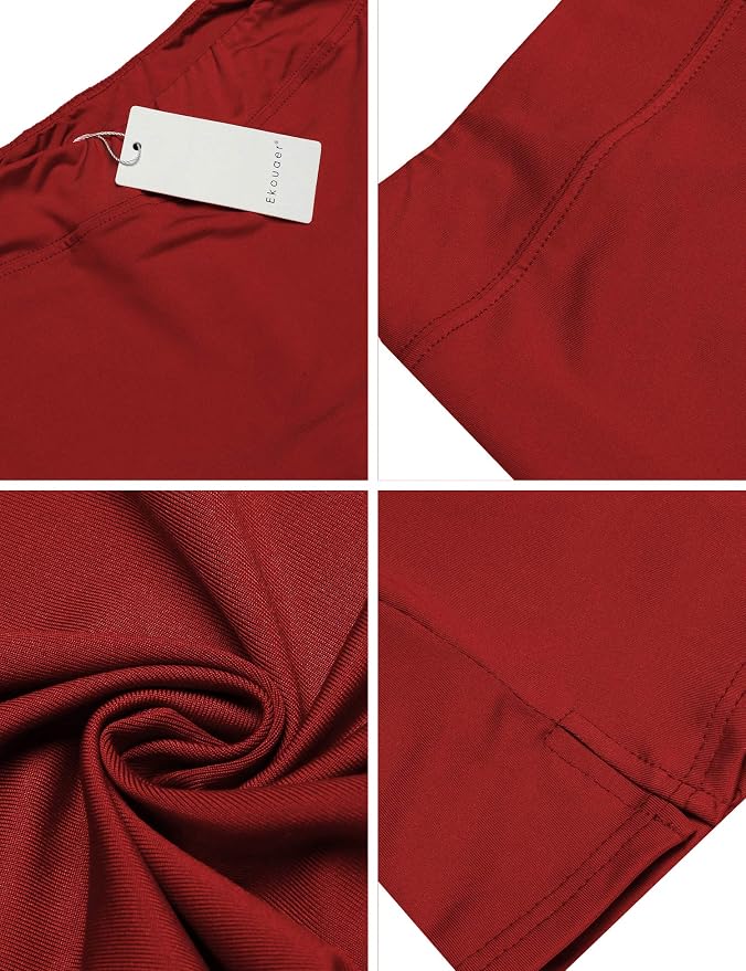 Ekouaer Women's Active Performance Skort Lightweight Skirt for Golf Tennis | Built-in Shorts, A Line, High Waisted, Tummy Control, Pickleball, Running, Workout, Sports, Skorts for Woman