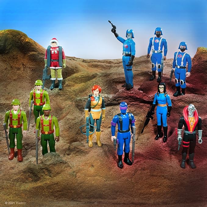 Super7 G.I. Joe Snake Eyes - 3.75" G.I. Joe Action Figure with Accessory Classic Cartoon Collectibles and Retro Toys