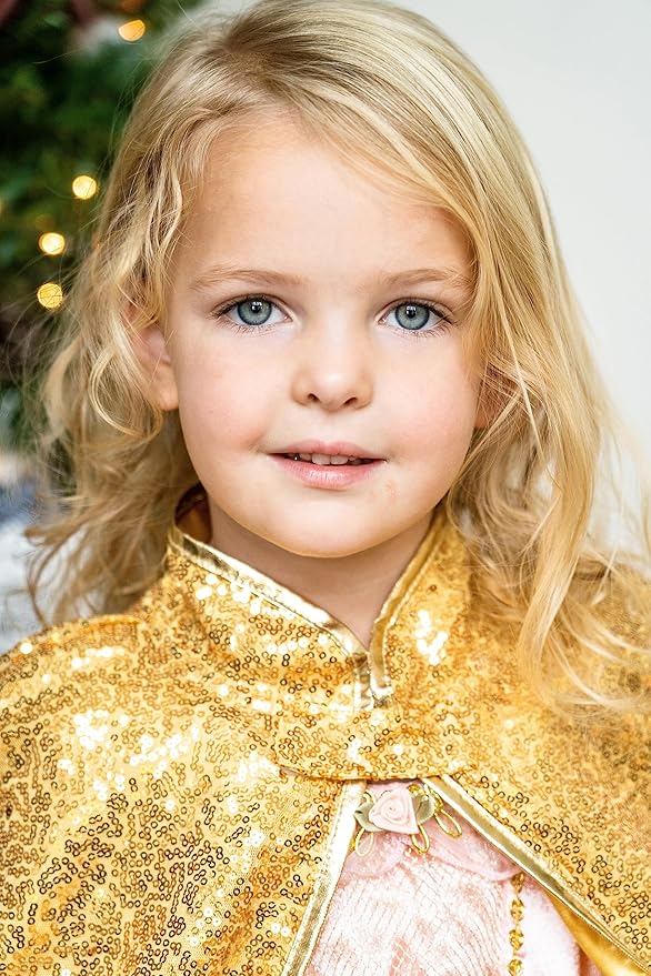Little Adventures Shimmer Cloak Costume Dressup Ages 3-8 Machine Washable Child Pretend Play& Party Dress Up with No Glitter