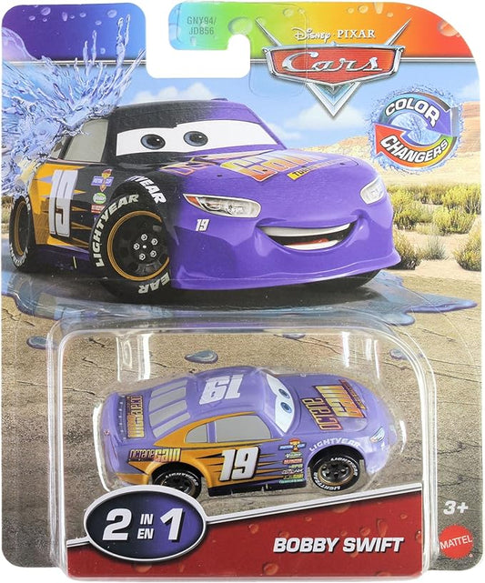 Disney Cars 2026 Color Changers Piston Cup Racer Octane Gain #19 Bobby Swift