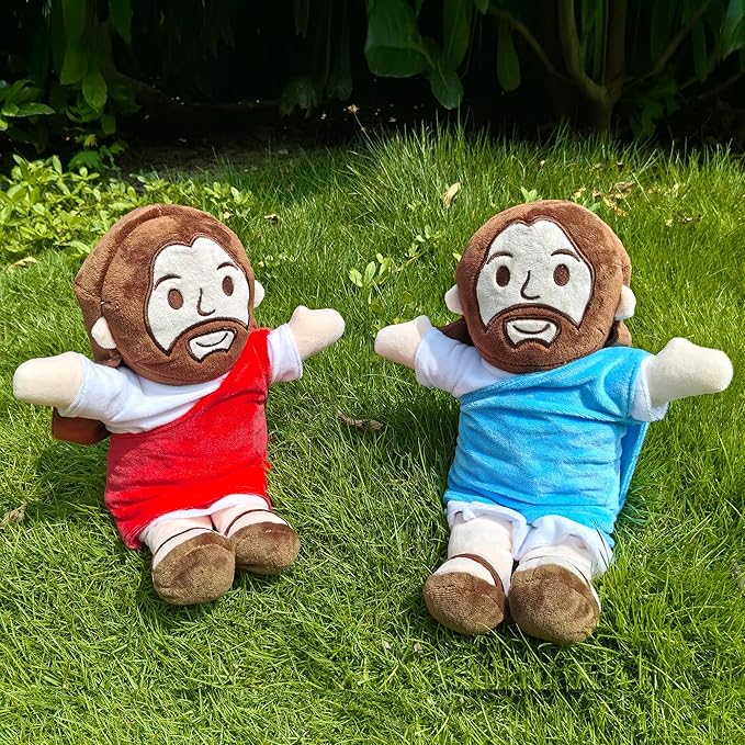 Jesus Plush 14" Jesus Stuffed Doll Christian Plush Toy Religious Easter for Kids Boys Girls