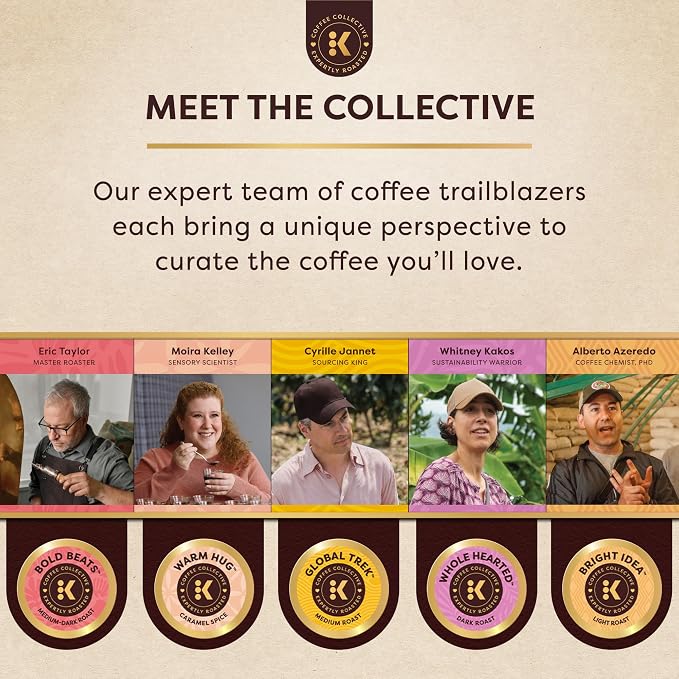 Keurig Coffee Collective, Bold Beats by Eric Taylor, Medium-Dark Roast Coffee, Single Serve Keurig K-Cup Pods, 20 Count