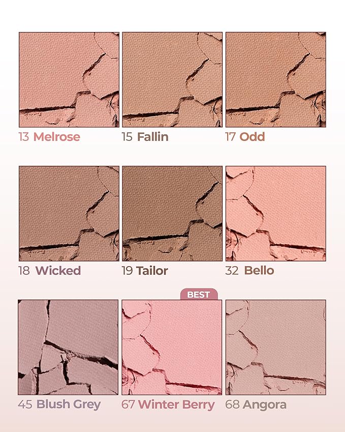 HOLIKA HOLIKA My Fave Piece Eye Shadow 15 Fallin - Korean Eye Makeup with Buttery Texture, Matte to Shimmer Formula, Smooth Blendable Pigmented Colors, Luxurious Finish for All-Day Wear