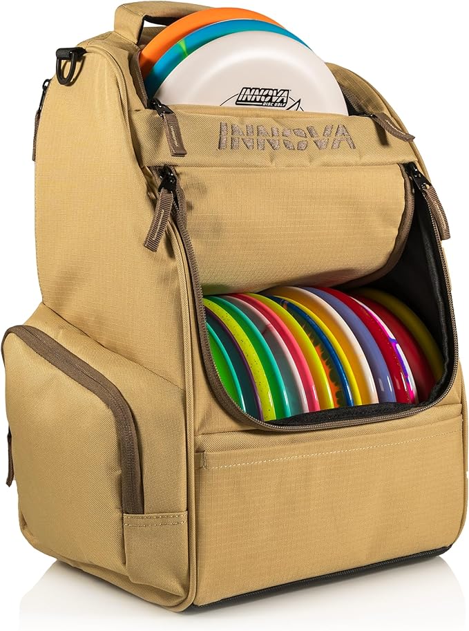 Innova Adventure Pack Disc Golf Backpack – Holds 25 Discs – Includes Mini, Disc Golf Bag
