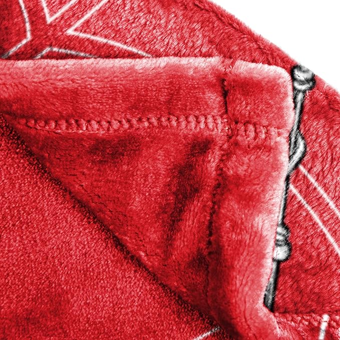 Jay Franco Kids Plush Throw Blanket – Soft & Cozy Fleece Throw for Bedroom & Couch Décor, Official Licensed Product, Red - Spiderman, 60x90 - Large Blanket